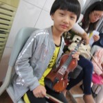 小提琴上课张照片